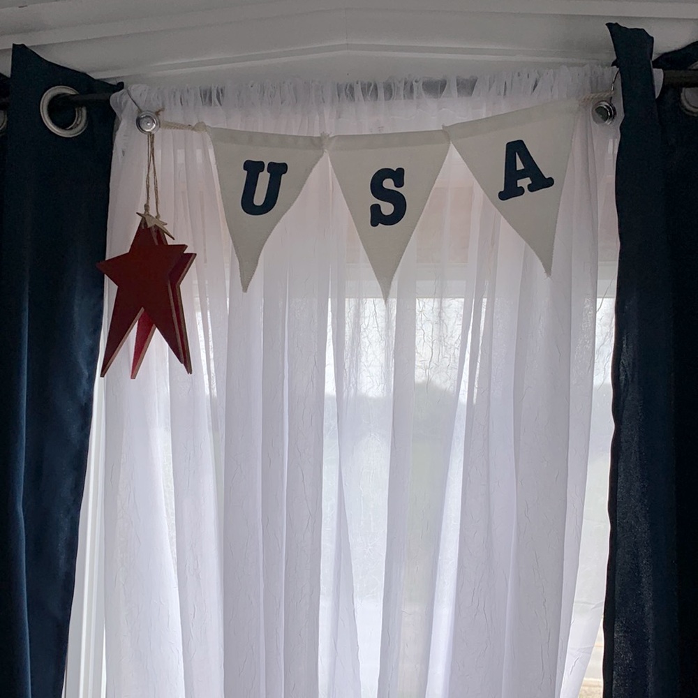 U.S.A. Canvas banner